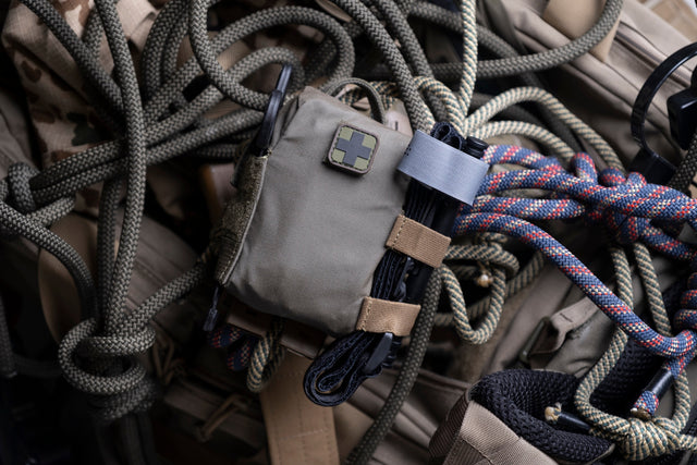 EDC Trauma Kit with climbing ropes