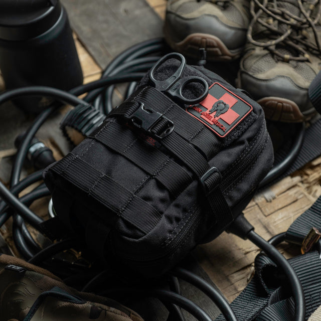 D.A.R.K. Explorer Kit staged in a work gear setting