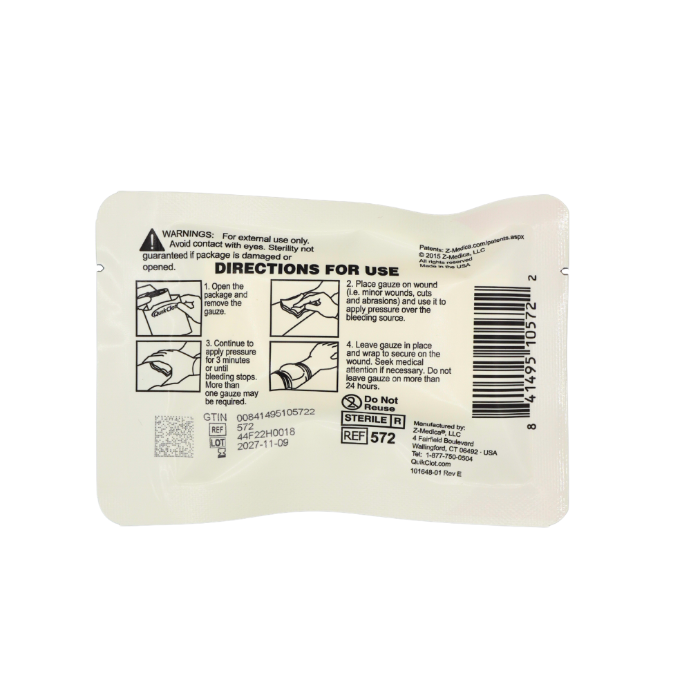 QuikClot Bleeding Control Dressing 4' - image 2