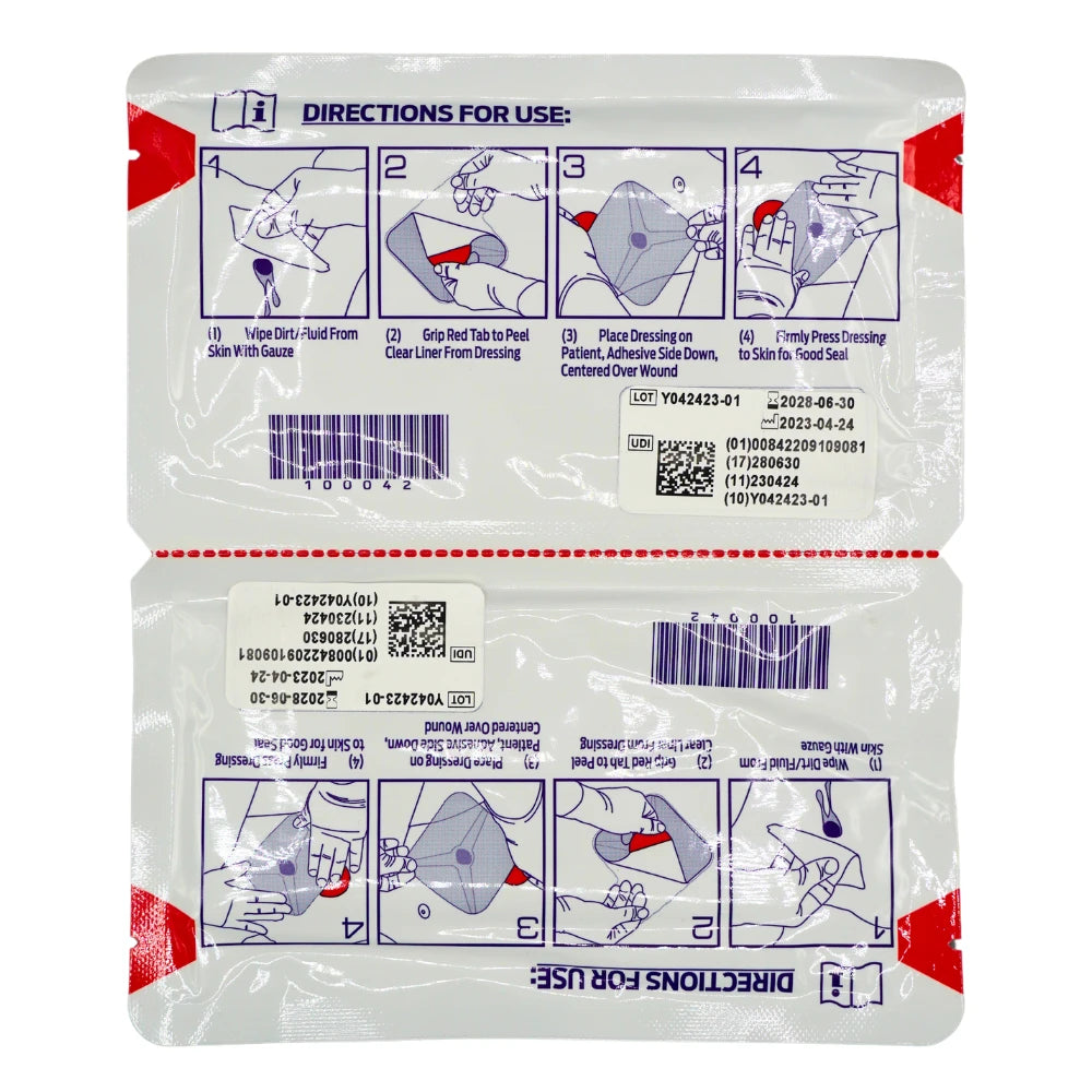 Hyfin Compact Vented Chest Seal Twin Pack - image 2