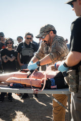 Direct Action Response Training class watching a live demonstration