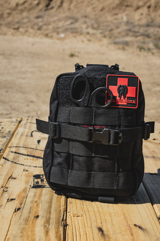 Black D.A.R.K. Explorer Kit staged at the range