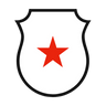Law enforcement badge icon