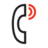 Telephone handset icon