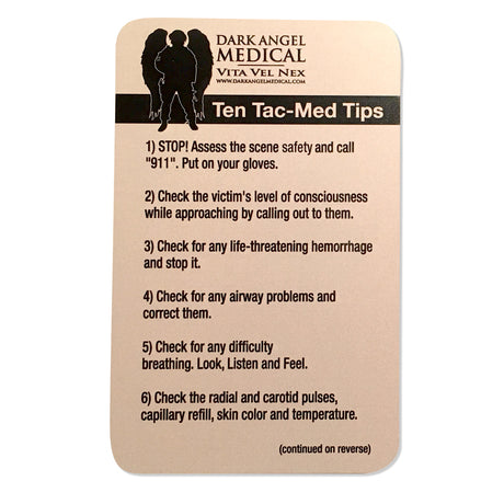 Tac Med Tip Cards - image 2